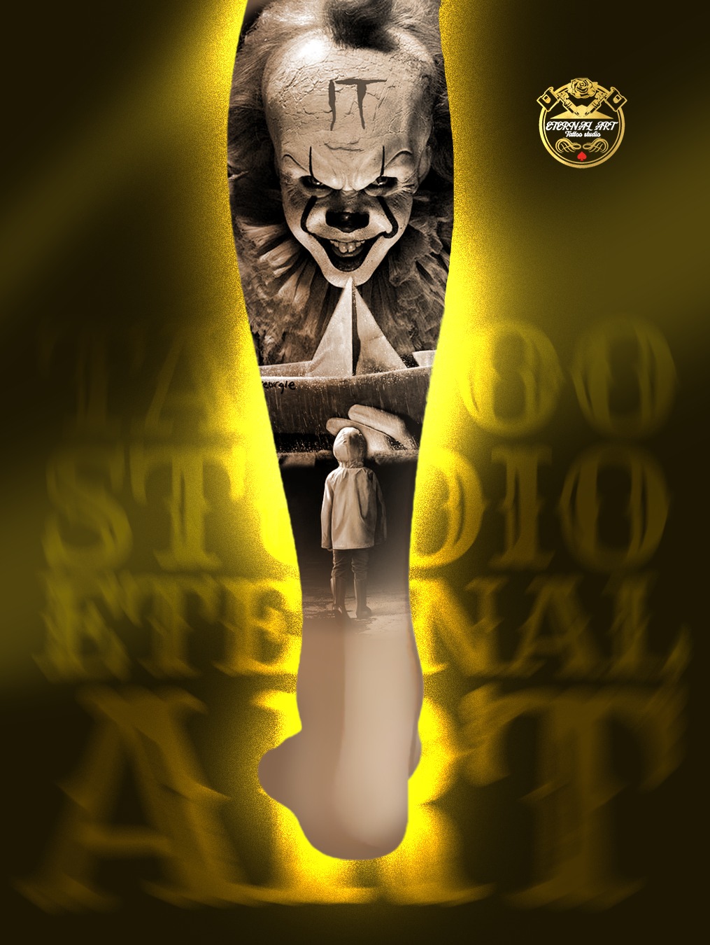 Tattoo skica It - Originalni dizajn Eternal Art Lešnica